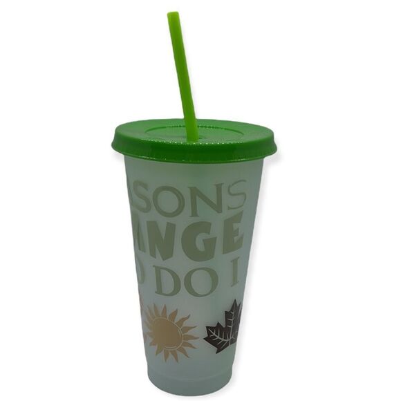 NWT Wool + Pepper Co. Seasons Change Color Changing Cold Cup - Picture 2 of 5